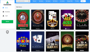 Casilando Casino pros and cons