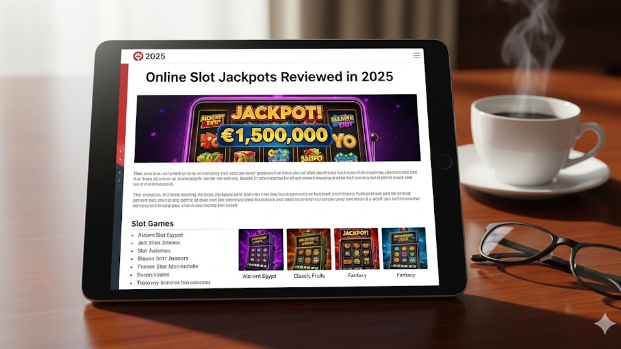 Online Slot Jackpots Reviewed in 2025