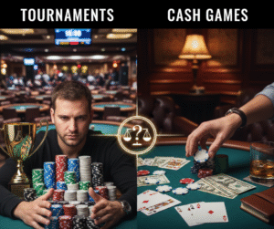 Poker Tournaments vs Cash Games